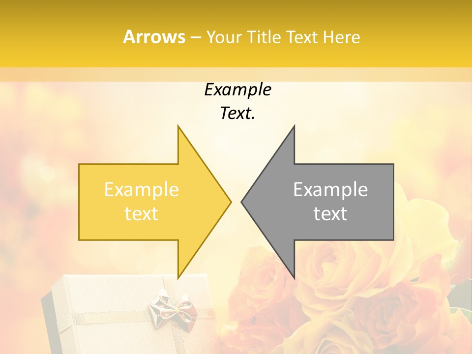 Rose Strau Floral PowerPoint Template