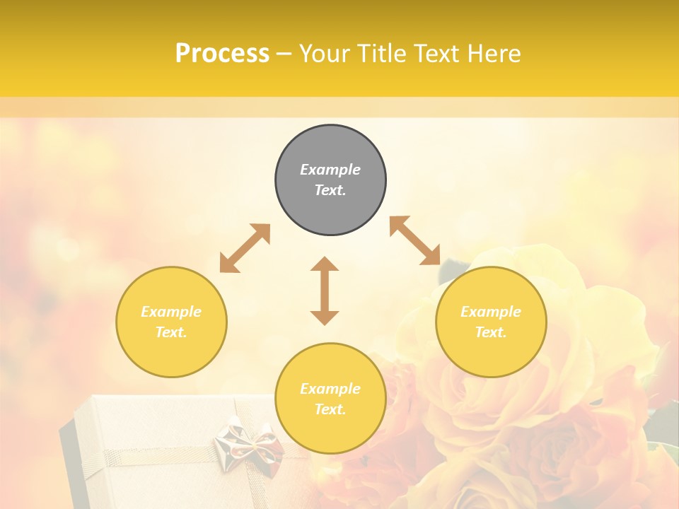 Rose Strau Floral PowerPoint Template