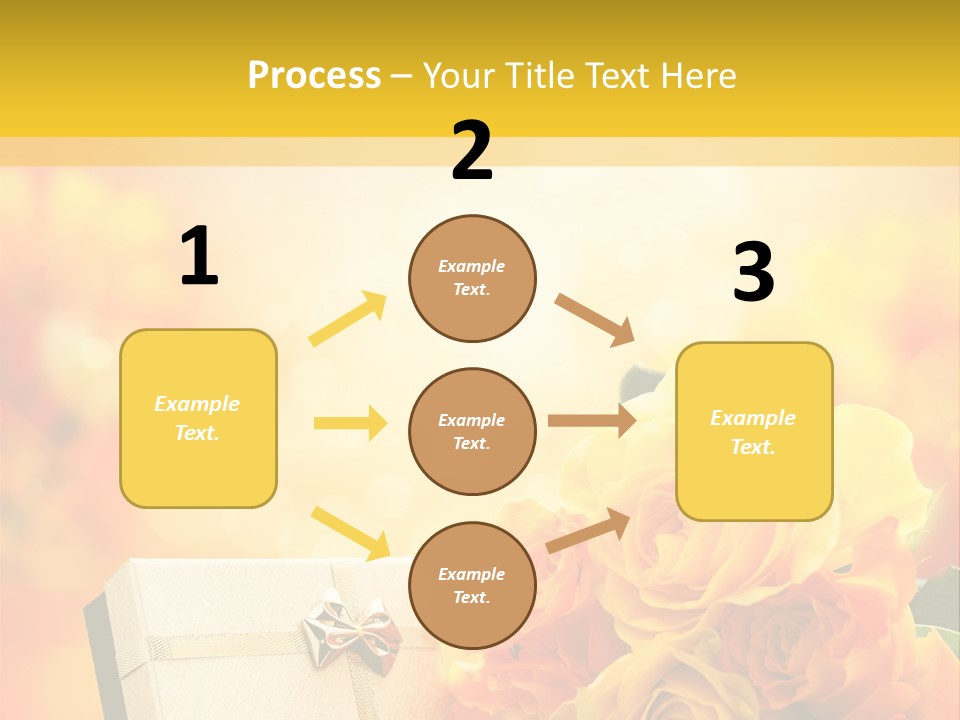 Rose Strau Floral PowerPoint Template
