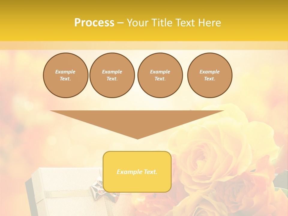 Rose Strau Floral PowerPoint Template
