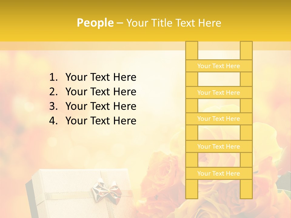 Rose Strau Floral PowerPoint Template