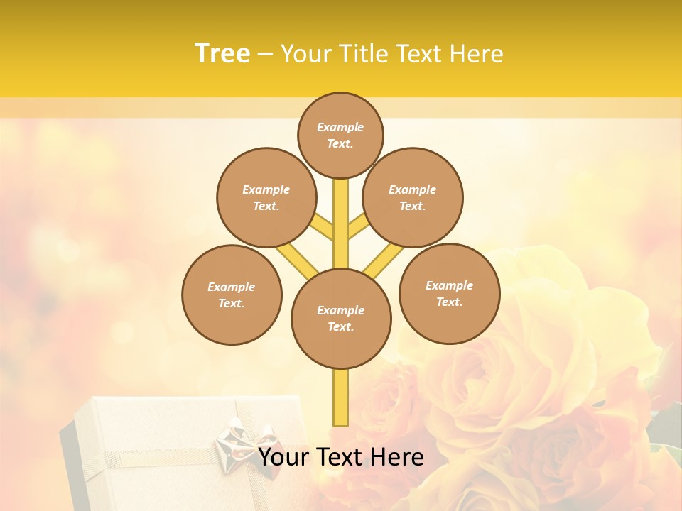 Rose Strau Floral PowerPoint Template