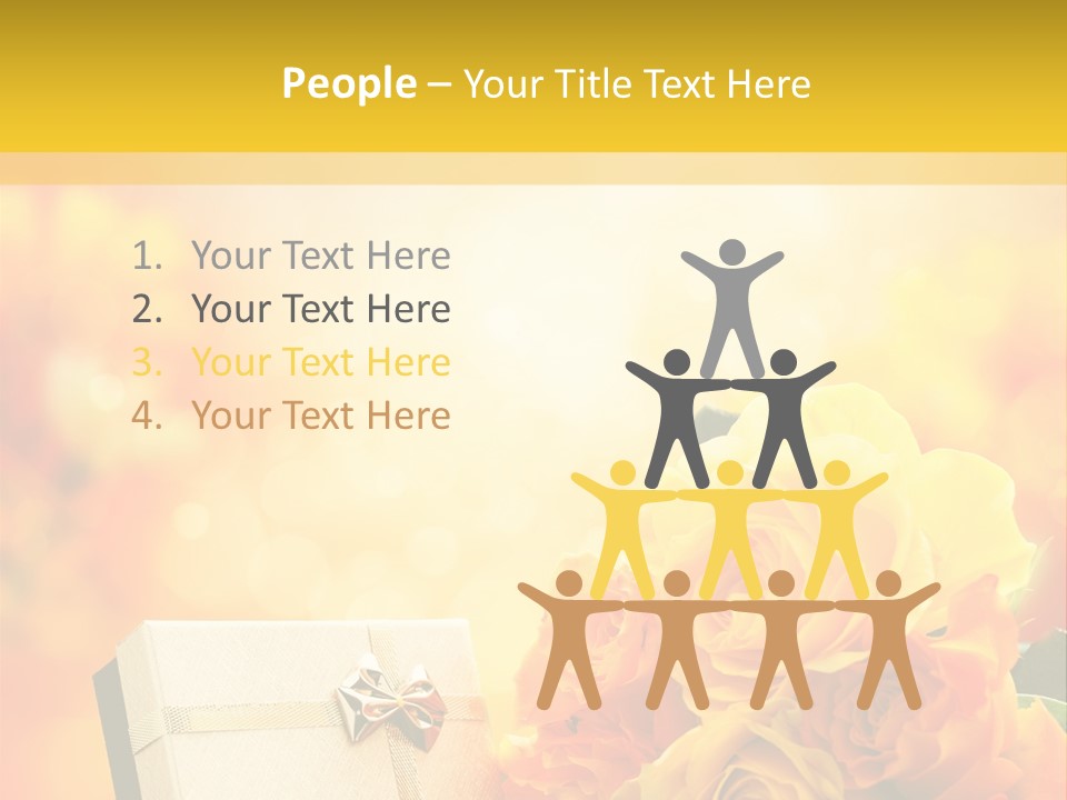 Rose Strau Floral PowerPoint Template