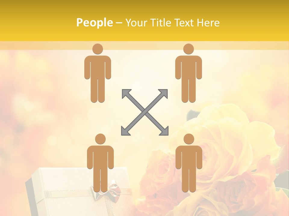 Rose Strau Floral PowerPoint Template