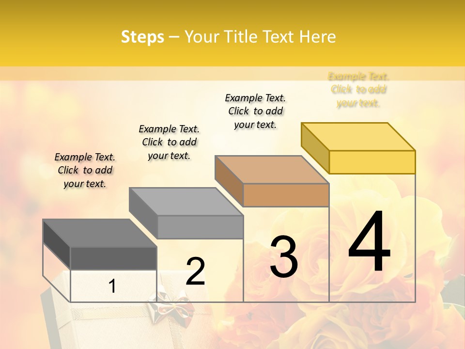 Rose Strau Floral PowerPoint Template