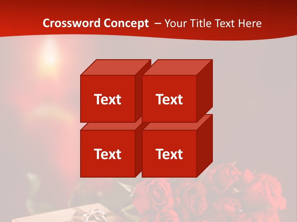 Februar Heirat Hochzeit PowerPoint Template