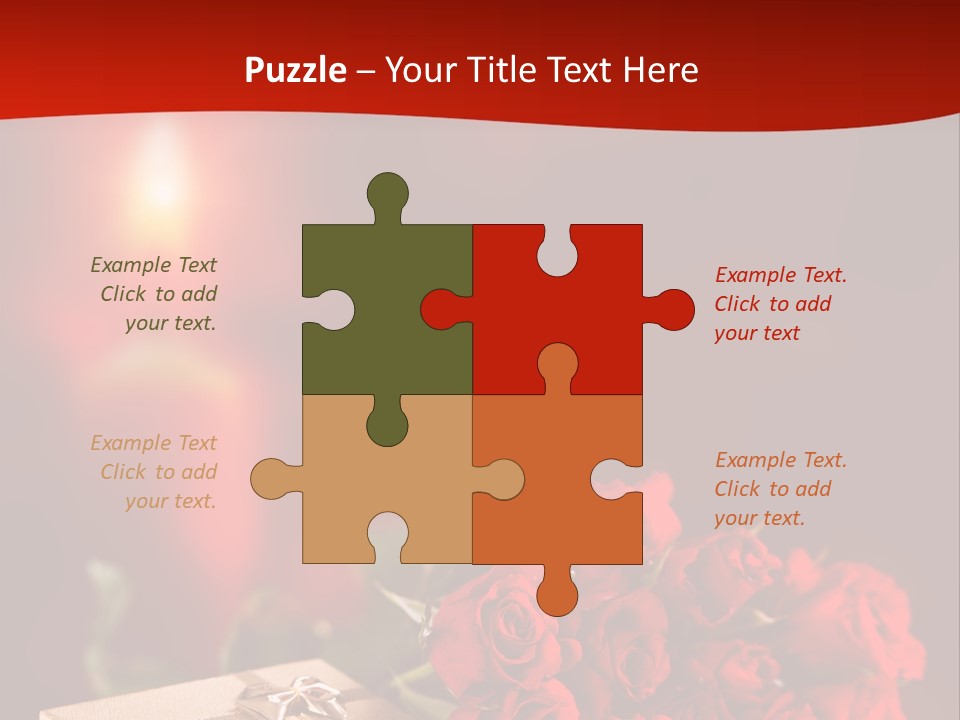 Februar Heirat Hochzeit PowerPoint Template