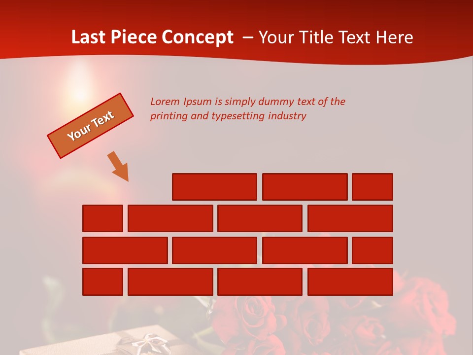 Februar Heirat Hochzeit PowerPoint Template