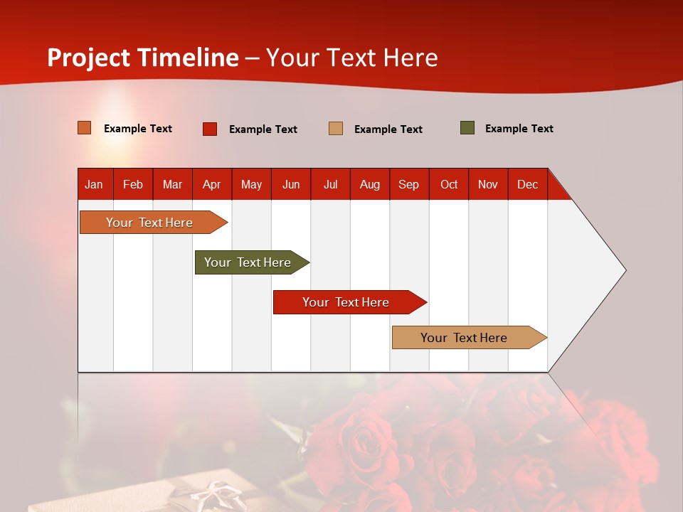 Februar Heirat Hochzeit PowerPoint Template