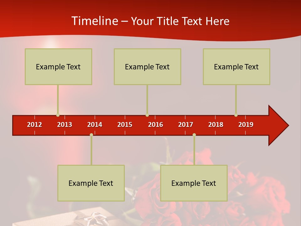 Februar Heirat Hochzeit PowerPoint Template
