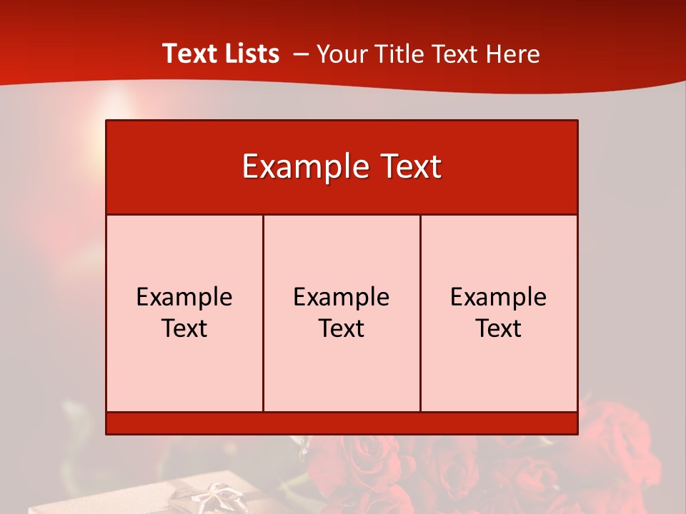 Februar Heirat Hochzeit PowerPoint Template