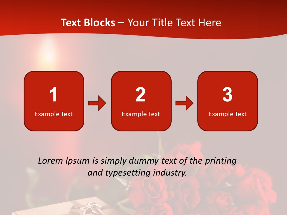 Februar Heirat Hochzeit PowerPoint Template