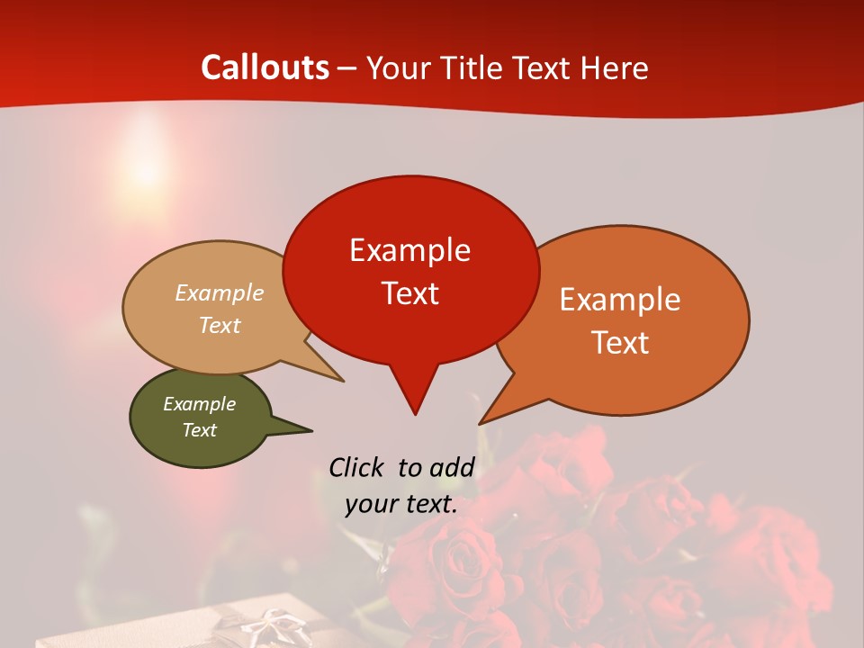 Februar Heirat Hochzeit PowerPoint Template