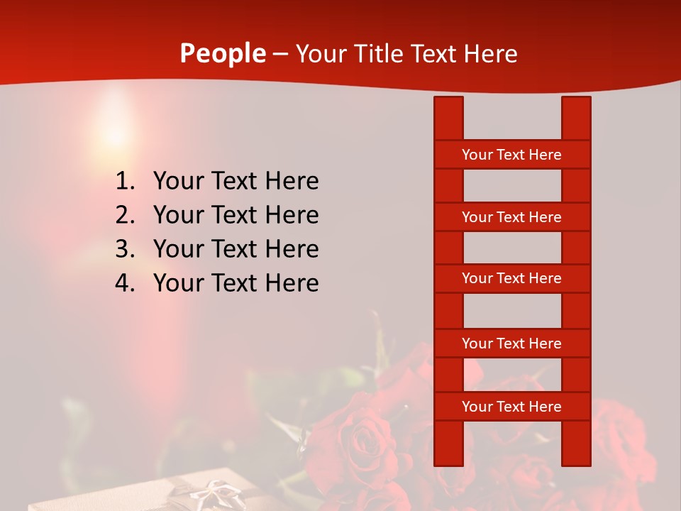 Februar Heirat Hochzeit PowerPoint Template