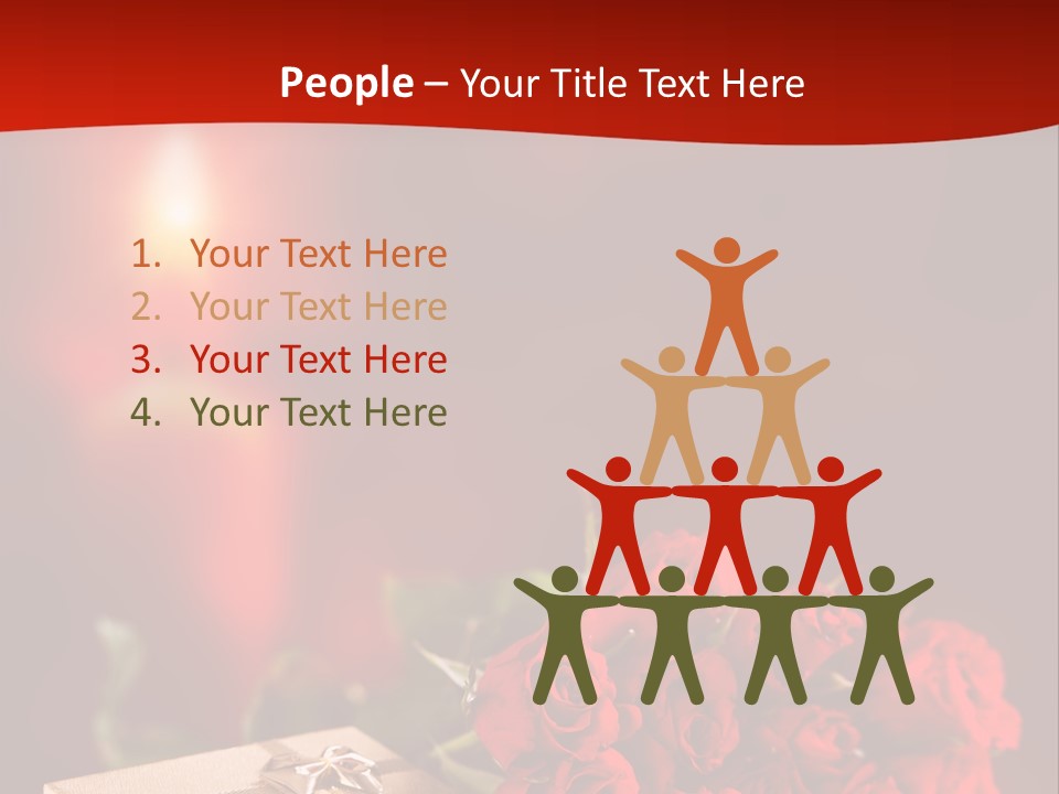 Februar Heirat Hochzeit PowerPoint Template