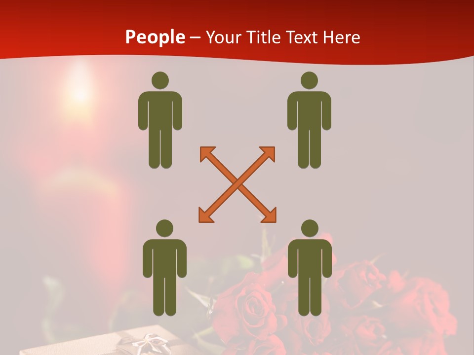 Februar Heirat Hochzeit PowerPoint Template