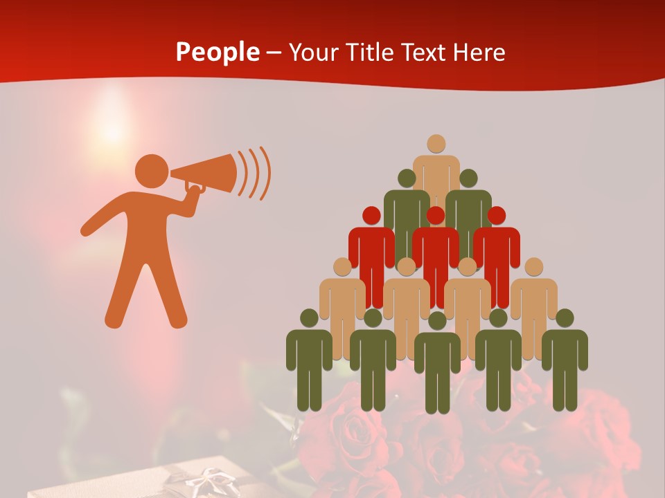 Februar Heirat Hochzeit PowerPoint Template