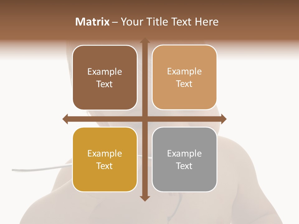 Heureux Blond Blanc PowerPoint Template