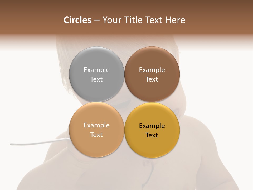 Heureux Blond Blanc PowerPoint Template