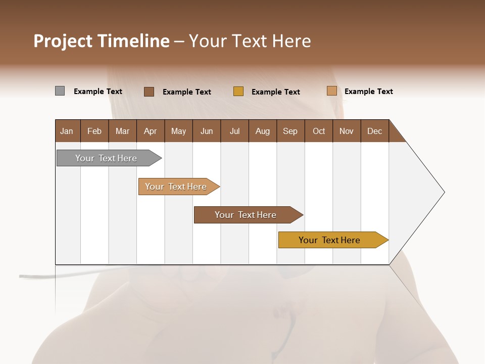 Heureux Blond Blanc PowerPoint Template
