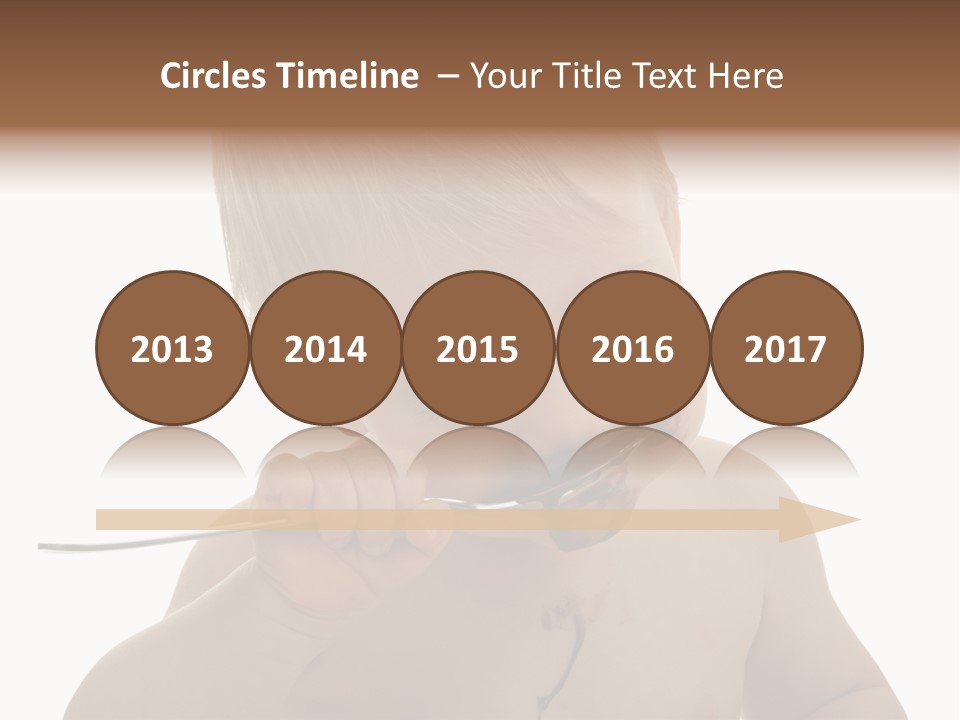 Heureux Blond Blanc PowerPoint Template