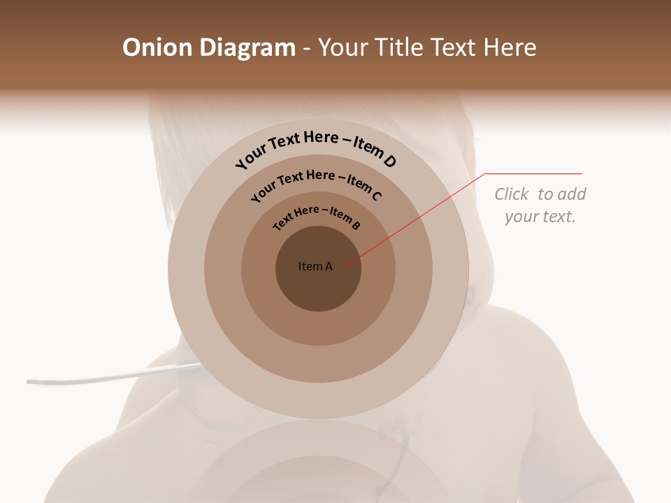 Heureux Blond Blanc PowerPoint Template