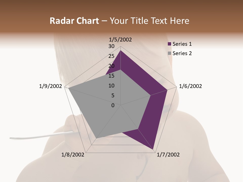 Heureux Blond Blanc PowerPoint Template