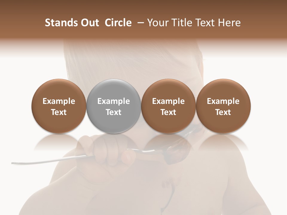 Heureux Blond Blanc PowerPoint Template