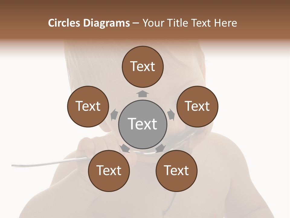 Heureux Blond Blanc PowerPoint Template