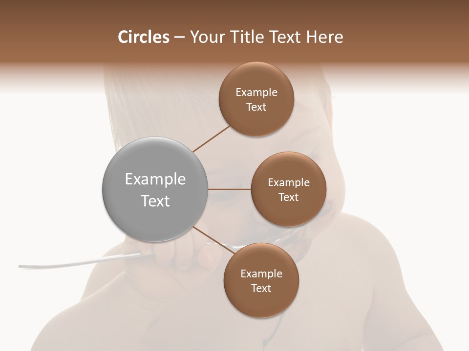 Heureux Blond Blanc PowerPoint Template