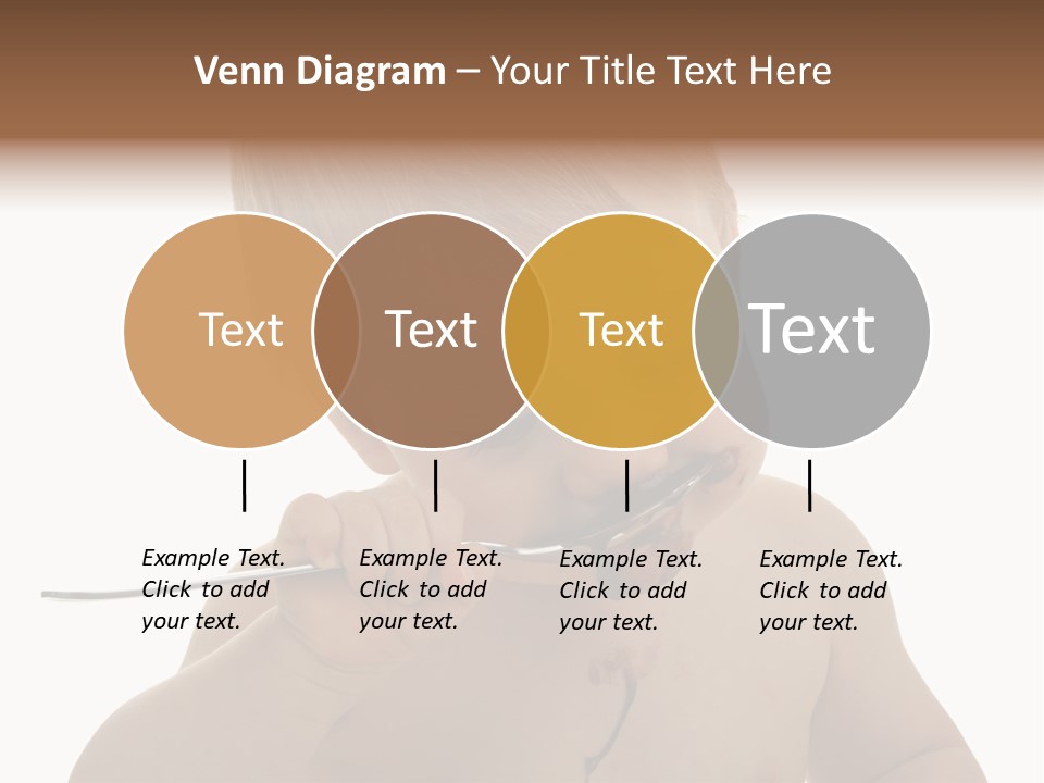 Heureux Blond Blanc PowerPoint Template