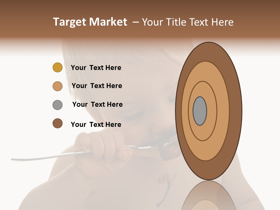 Heureux Blond Blanc PowerPoint Template