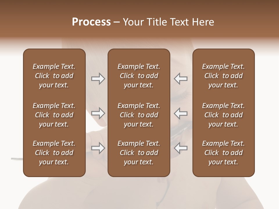 Heureux Blond Blanc PowerPoint Template