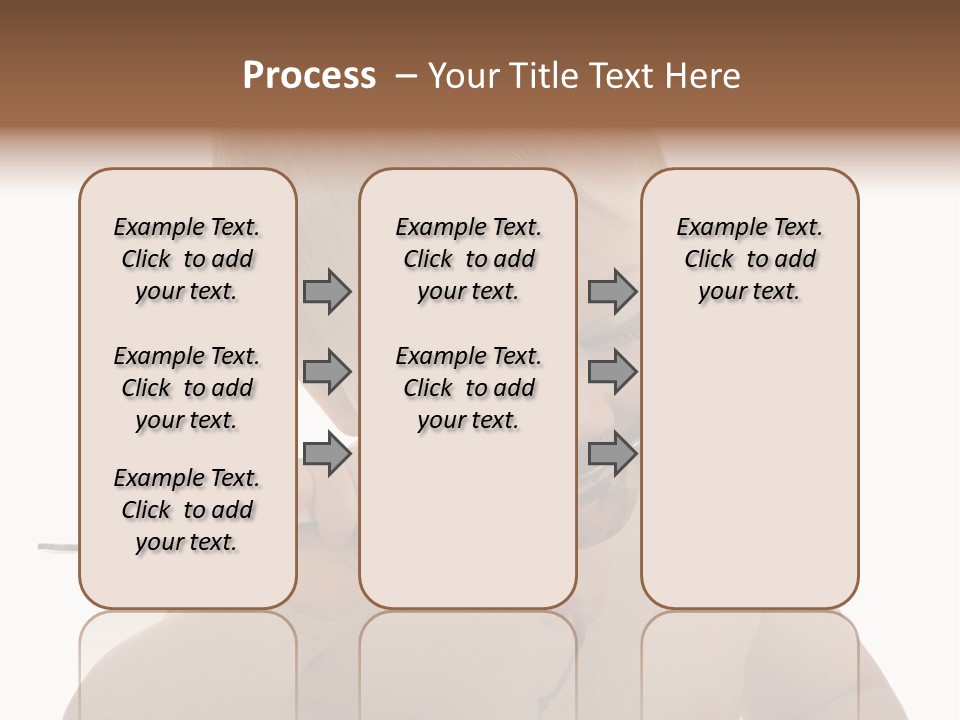 Heureux Blond Blanc PowerPoint Template