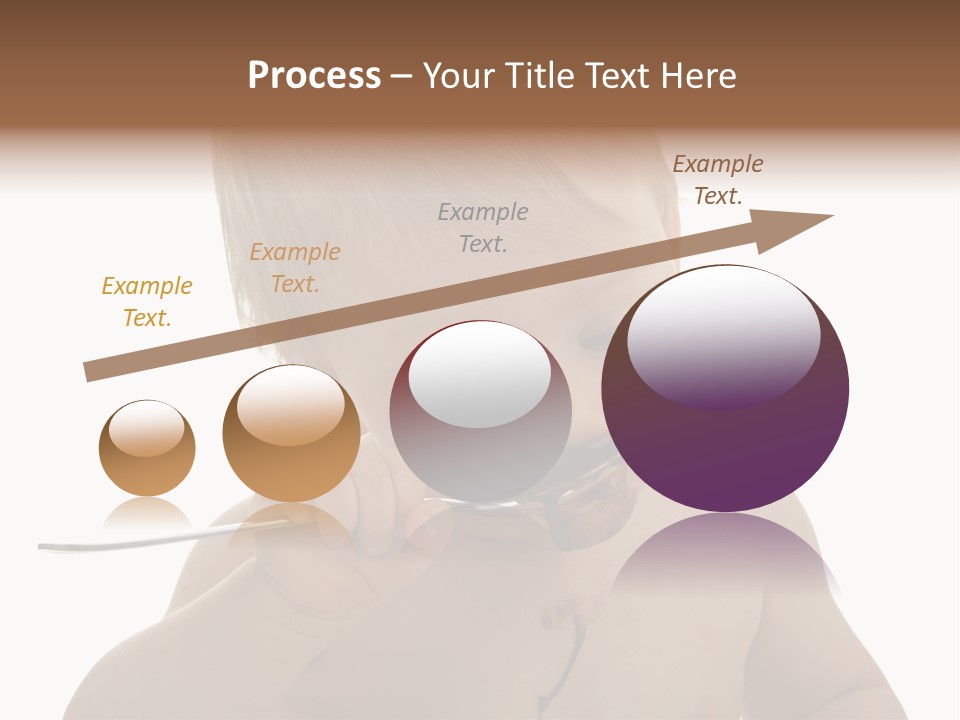 Heureux Blond Blanc PowerPoint Template