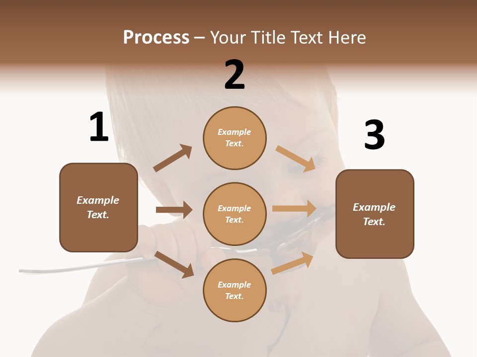 Heureux Blond Blanc PowerPoint Template