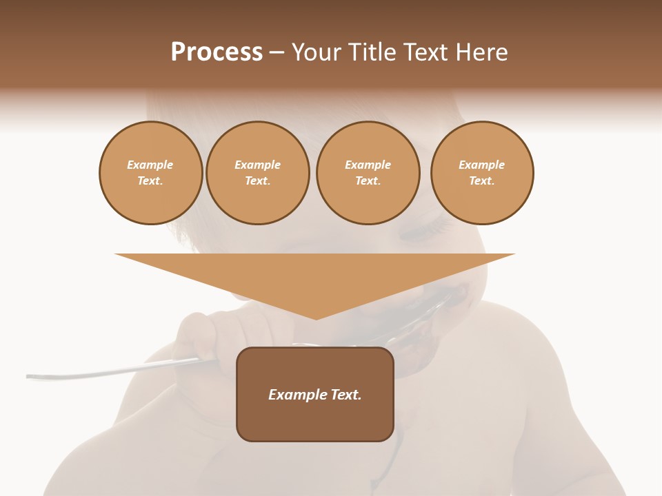 Heureux Blond Blanc PowerPoint Template