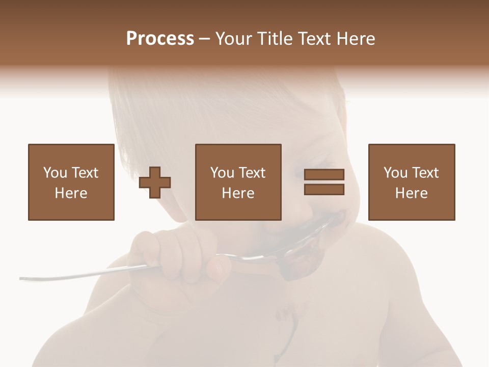 Heureux Blond Blanc PowerPoint Template