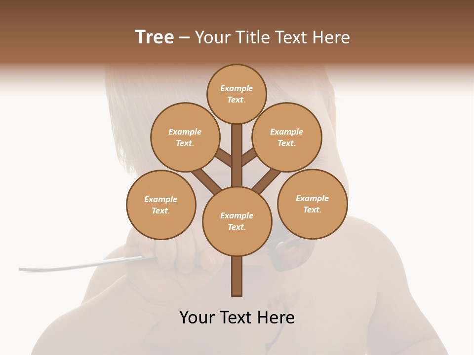 Heureux Blond Blanc PowerPoint Template