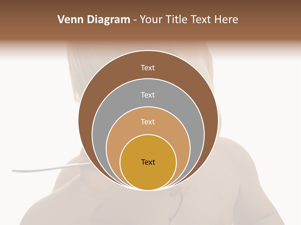 Heureux Blond Blanc PowerPoint Template