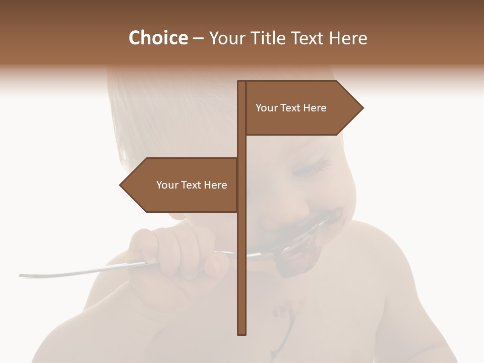 Heureux Blond Blanc PowerPoint Template