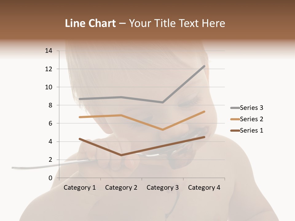 Heureux Blond Blanc PowerPoint Template