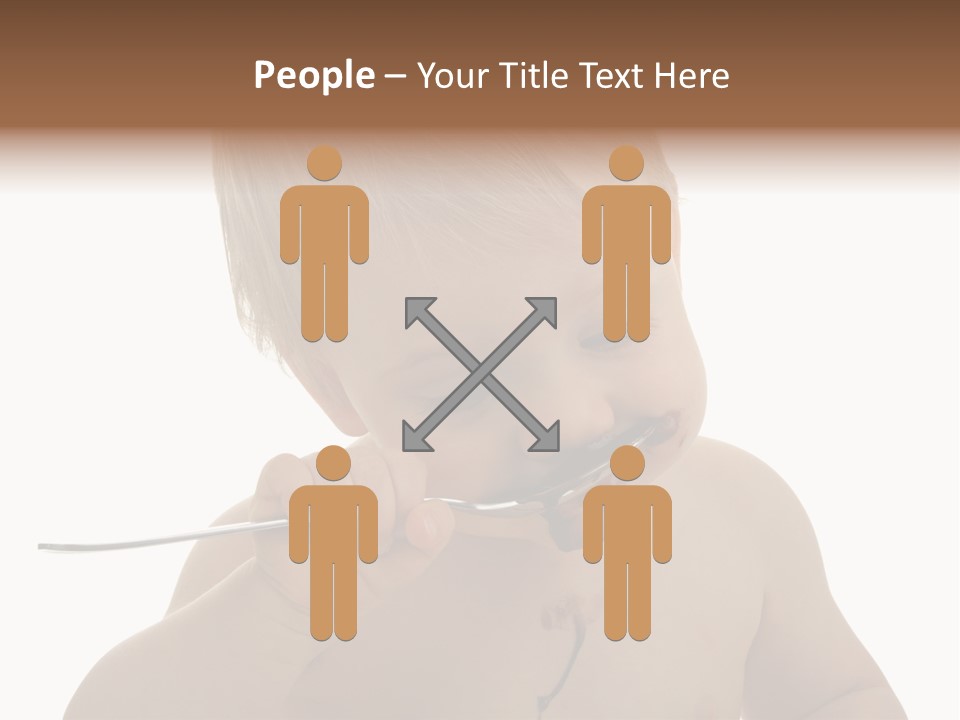 Heureux Blond Blanc PowerPoint Template