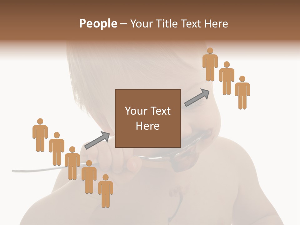 Heureux Blond Blanc PowerPoint Template