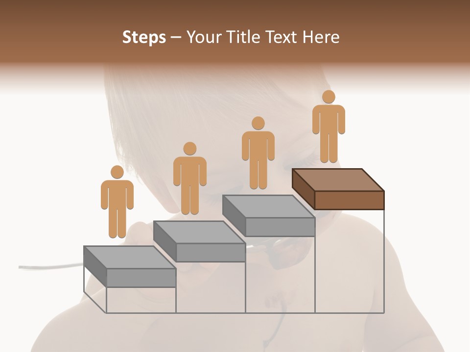 Heureux Blond Blanc PowerPoint Template