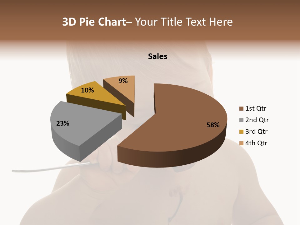 Heureux Blond Blanc PowerPoint Template