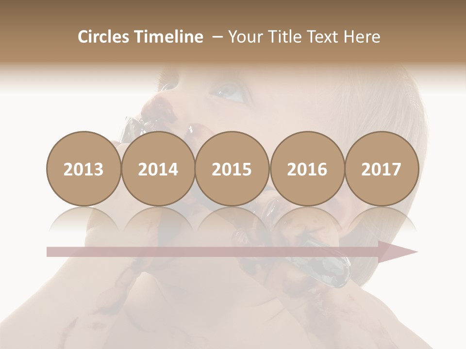 Bleu Blond Mignon PowerPoint Template