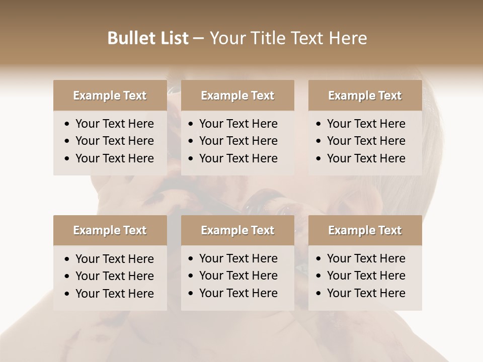 Bleu Blond Mignon PowerPoint Template