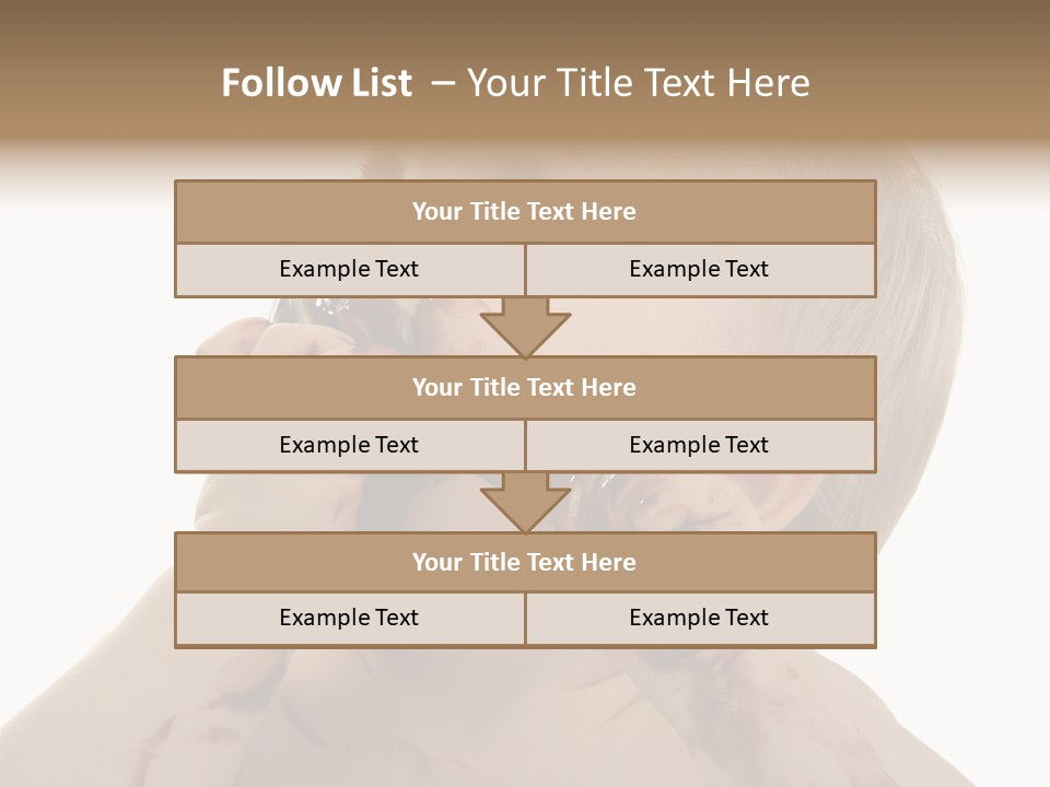 Bleu Blond Mignon PowerPoint Template