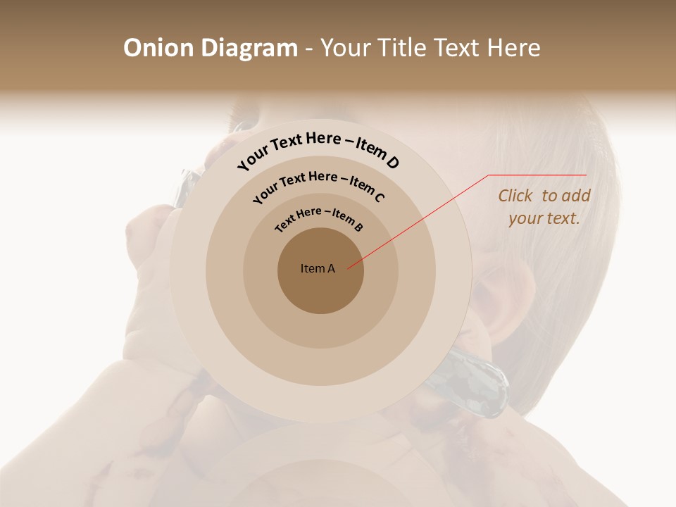 Bleu Blond Mignon PowerPoint Template